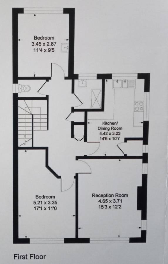 Large 2-Bedroom Maisonette With Free Parking ทวิกเคนแนม ภายนอก รูปภาพ